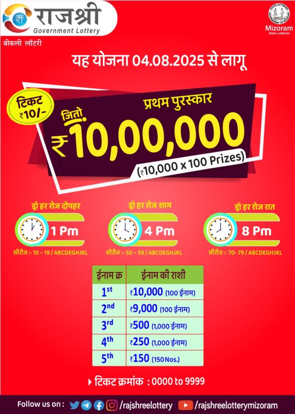 Rajshree LOTUS Weekly Lottery Draw 04:00Pm 18 September 2025 (50Series) - Image 2